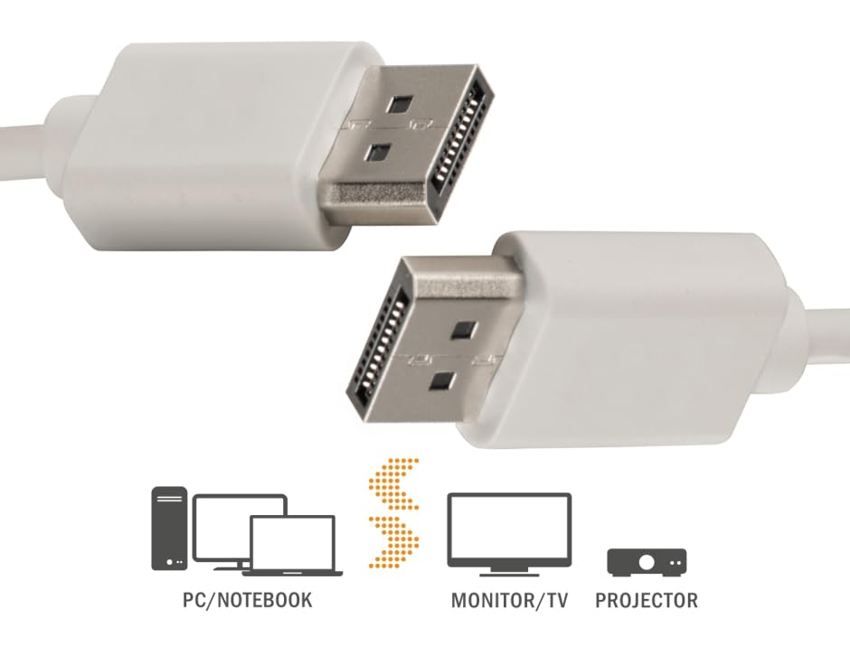 Hama Germany DisplayPort DP m Cable, 1.2, 1.50