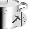 WMF "Gourmet Plus Saucepan" 16cm Saucepan, Induction and Gas Compatible, Matte Finish, Heavy-Duty Design, Stainless Steel, 10-Year Warranty, W07261660
