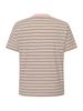 K2 For:Rest Striped Short Sleeve T-Shirt W_Light Pink