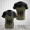 Deutscher Adler Deutschland 3D-Druck Nationalflagge Unisex Herren Damen MMA Kickboxen Muay Thai T-Shirt Schnelltrocknend Kurzarm Streetwear Retro Vintage Oberteil Tee