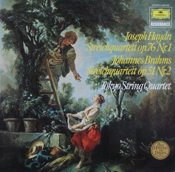 

LP Record JOSEPH HAYDN, JOHANNES BRAHMS, TOKY - Streichquartett Op. 76 Nr. 1 / Stre 2535169 1975 Germany Classical Used