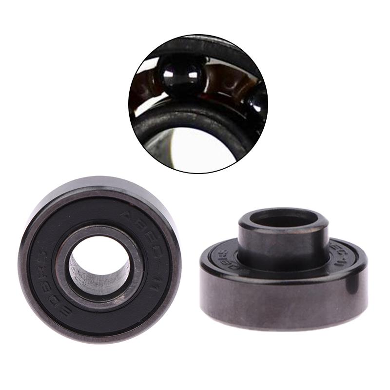 

1Pc 608Rs Black And White Ceramic Ball Bearing High Speed Roller Skate Skateboard Wheel Miniature Bearings A1