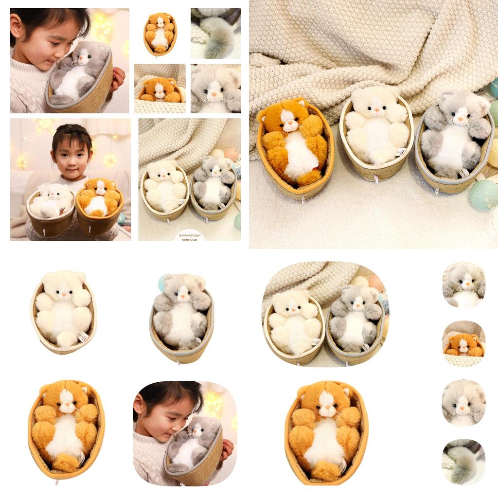 Cute Plush Cat Toy Wholesale Feline Dolls Ideal Birthday Gift