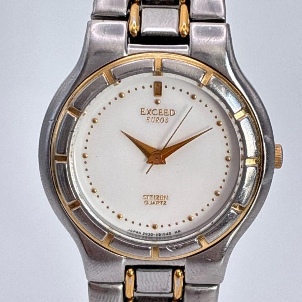 Used New Battery Citizen Exceed Combi Ladies Vintage