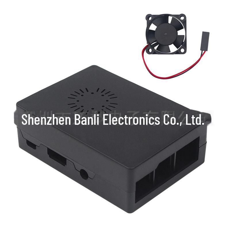 

Raspberry Pi 3B+ Case with Fan, Compatible with 3B/2B/B Spot Ear