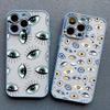 Creative Eyes Eyelash Phone Case For iPhone 11 12 13 Mini Pro Max 15 Pro Max 14 16 Pro Max Plus X XS XR 7 8 Plus SE2 Back Covers