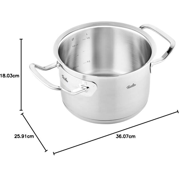 Fissler original-profi collection Topf, hoch, 24 cm, 6,3 L (084-128-24-000/0)