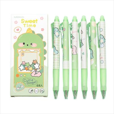 0,5 mm Cartoons Press Pen Waschbarer Griff Studentenstift Neutraler löschbarer Stift Gelstifte löschbarer Stift