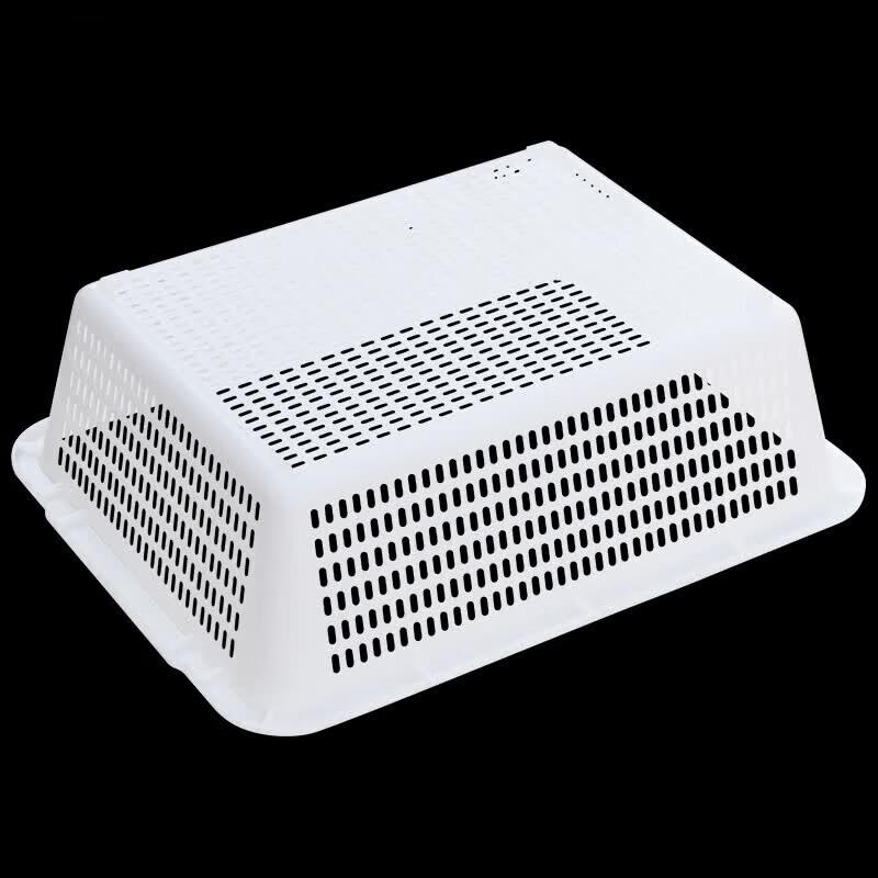 COKRSUPE Thickened White Plastic Vegetable Basket