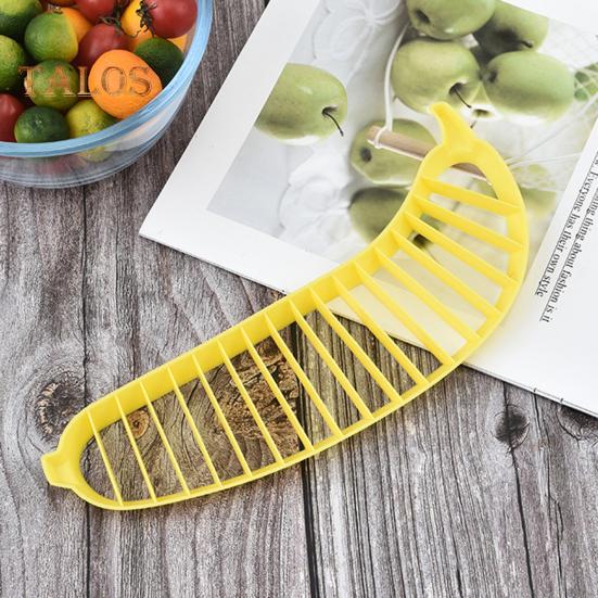 3Pcs Banana Slicer Food Grade Plastic Sharp Blade Multi-functional Fruit Salad Banana Dicer Masher Cutting Tool Kitchen Gadgets