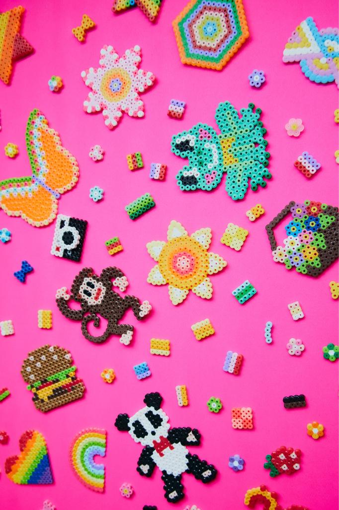 Bead set, ironing beads, gift set for a child's birthday