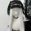 Metal Ring Accents Rabbit Ear Beret Y2K Punk Style Visor Beret Cap  Alternative Fashion