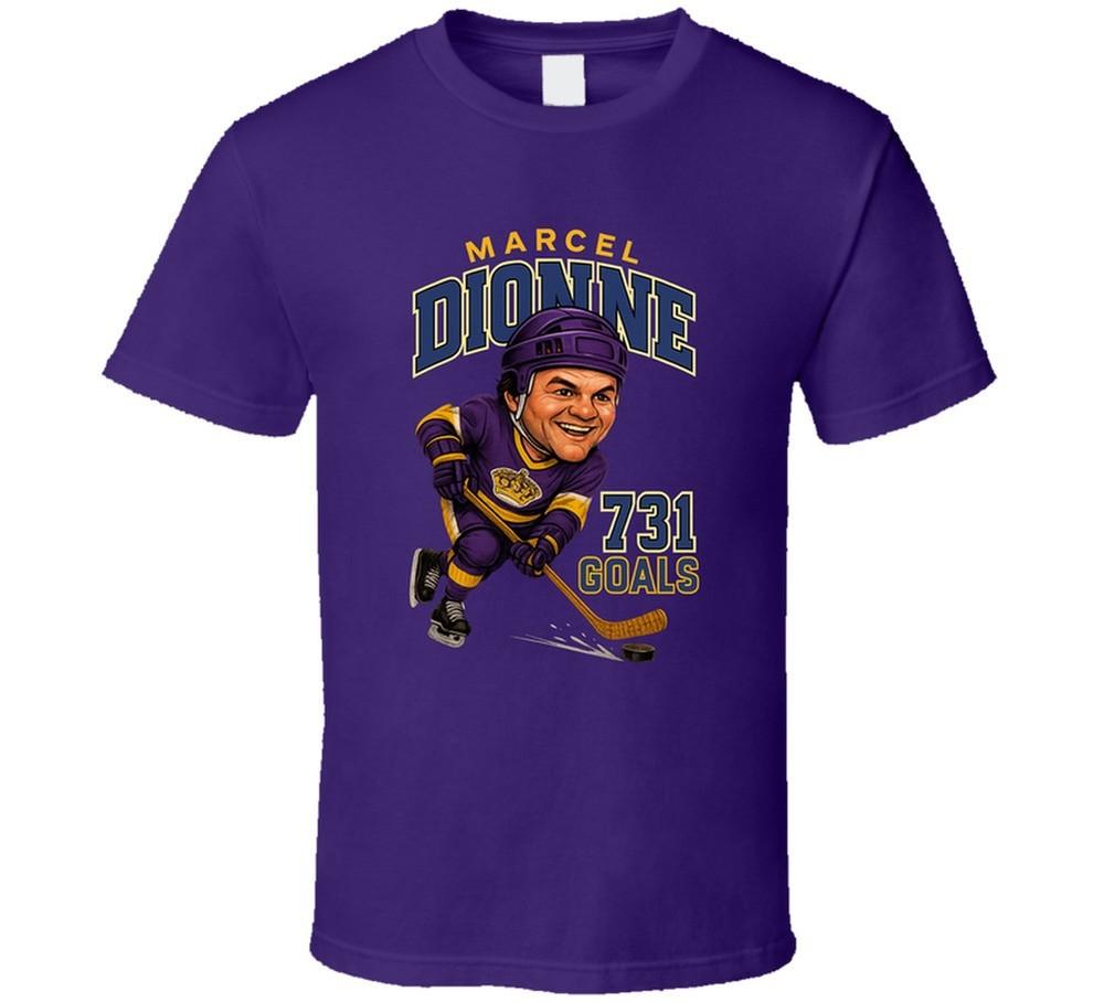 Marcel Dionne 731 Goals Sports Caricature T Shirt Unisex T-Shirt XXXXL