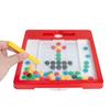 DIY Kid Magnetic Drawing Board Toy Colorful Magnet Beads Fine Motor Training Jigsaw Game Earlying Educational Toys For Children