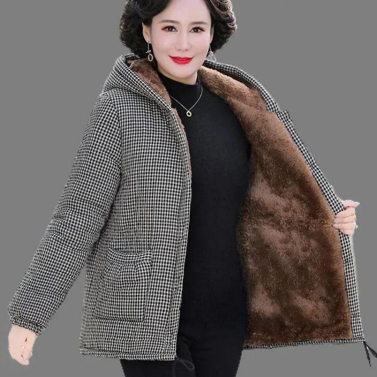 Women Winter Warm Thickening Short Jacket Large Size Coat