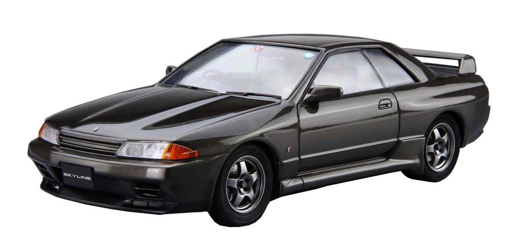Aoshima Bunka Kyozai Scale The Model Car Series 12 Nissan BNR32 Skyline 1989 Plastic Model 1/24 No. GT-R