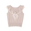 JILL by JILL STUART Ruffled Frill Knit Sweater available from late March to early Pink Women's (Pre-order April)