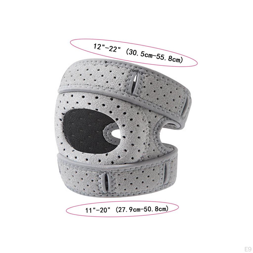 Adjustable And Comfortable Patellar Tendon Stabilizer Knee Brace, Protection for Riding