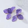 Elegant Flower Studs Earrings Fashion Ear Pendant Flower Ear Jewelry Waterproof Ear Studs Alloy Texture for Daily Party
