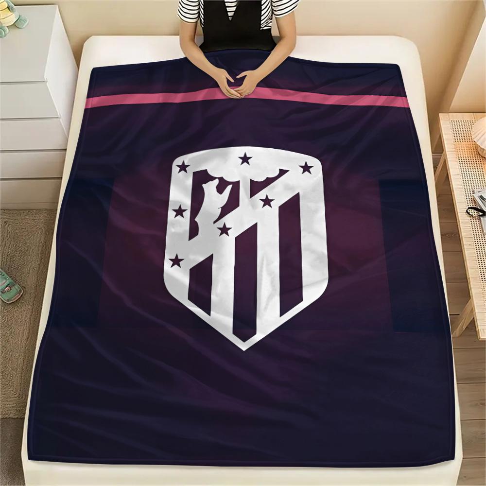 Club Atletico de Madrid2 Flannel Blanket, High quality Comfortable for All Seasons, Home Decor, Warmth and Comfort