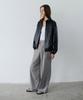 EN OR Belted Pintuck Wide Slacks - Gray