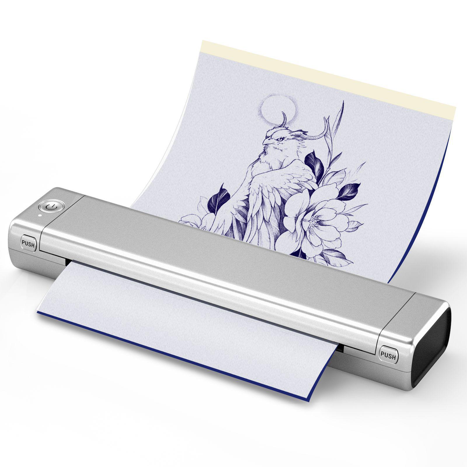 

Бесчернильный тату-принтер Phomemo TP81 и машина для переноса лайн-арта