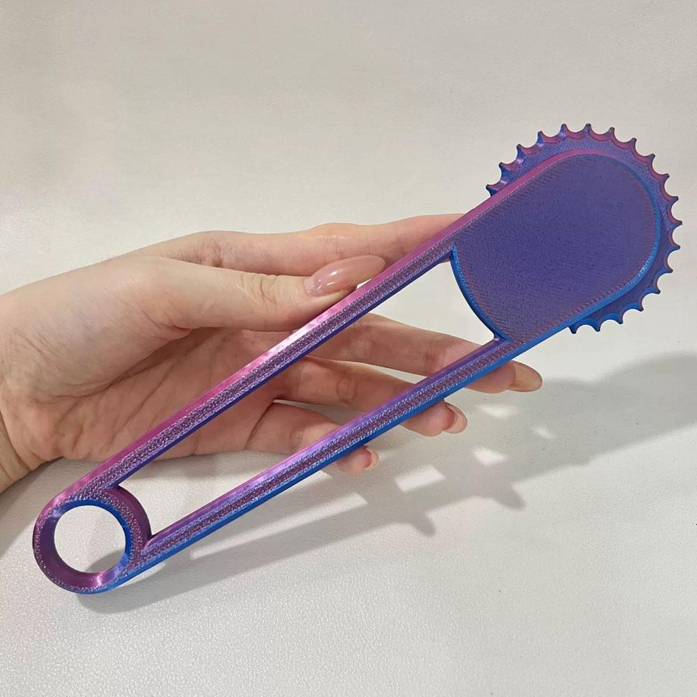 

3D Printing Environmentally Friendly PLA Cardboard Puncher for Quick Punching of Cardboard, Folding, DIY Packaging and Packing Purple