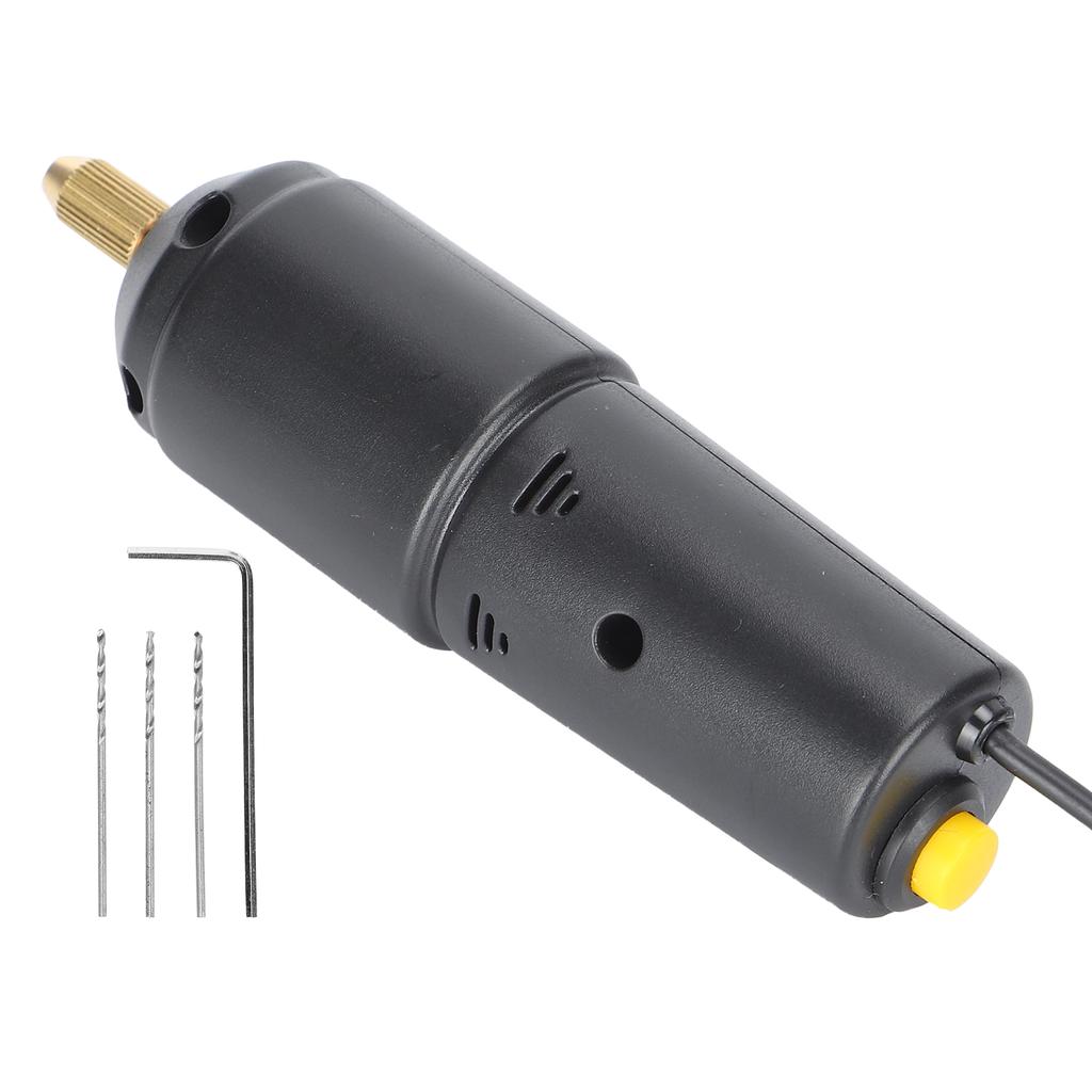 USB Elektrischer Handbohrer DIY Lochbohren Schnitzen Gravierwerkzeug für Schmuck Handwerk Herstellung