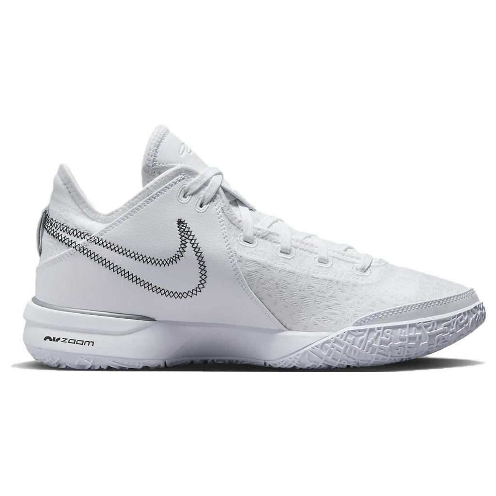 Nike Zoom LeBron NXXT Gen EP Hvite Herre Sneakers Svart Metallisk-Sølv DR8788-101