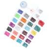 24 Colors 4mm Jewelry Making Beads Lobster Clasp Crystal Thread Kit DIY Jewelry Making Tools