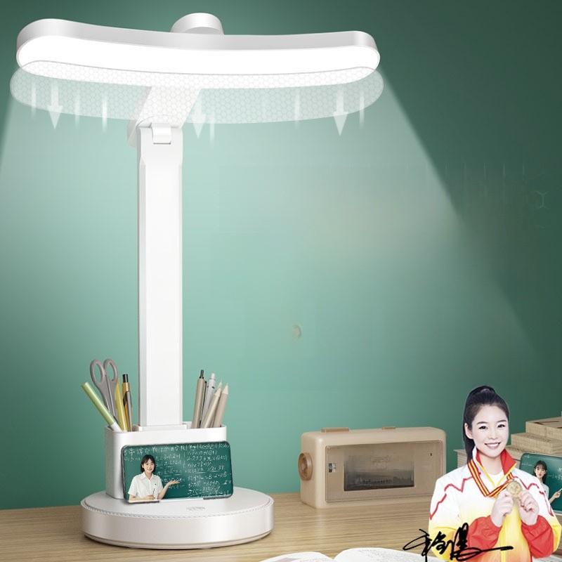 Full Spectrum Led Desk Lamp With Touch Control For Student Study And Dorm Room Decor