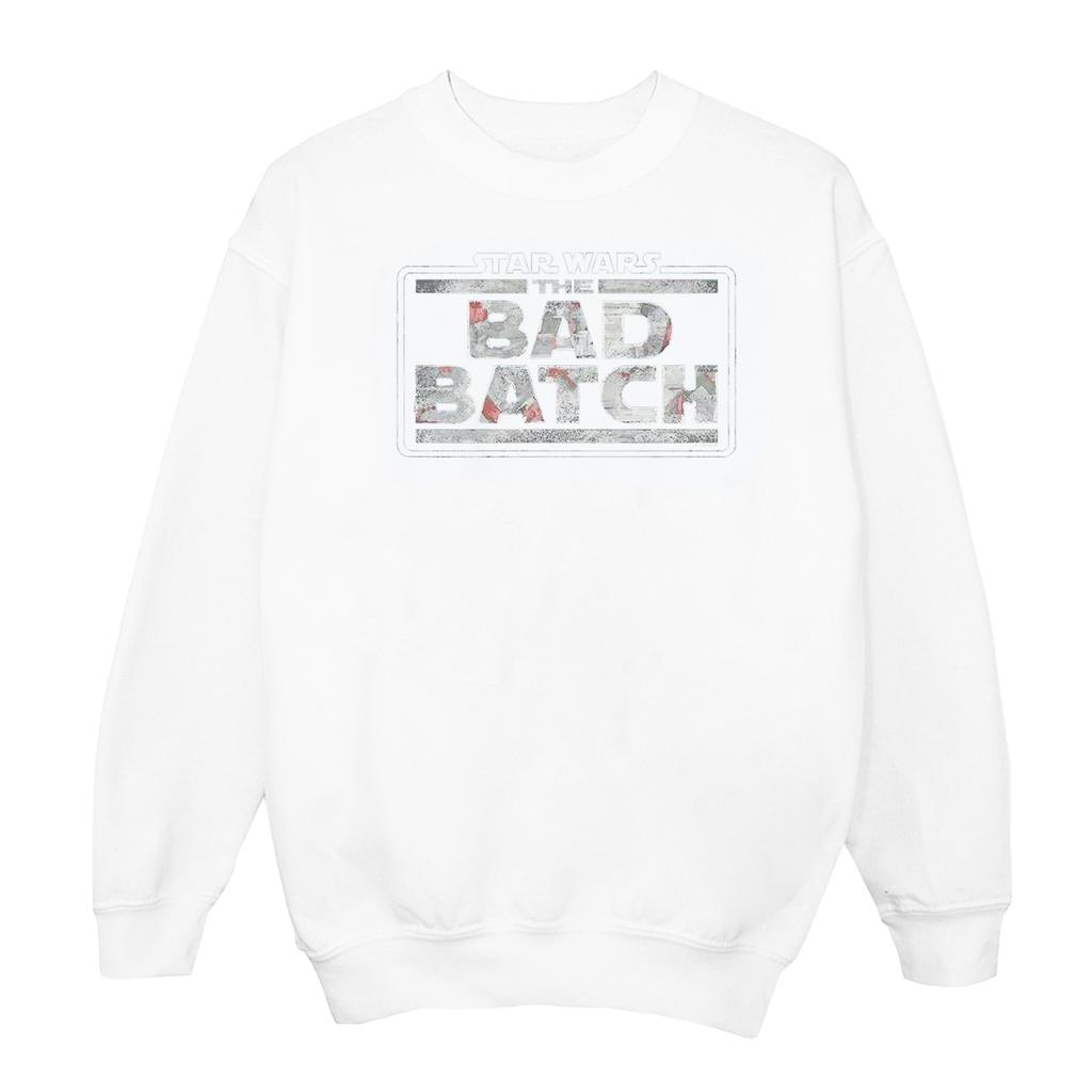 Star Wars Mens The Bad Batch Texture Logo Sweatshirt