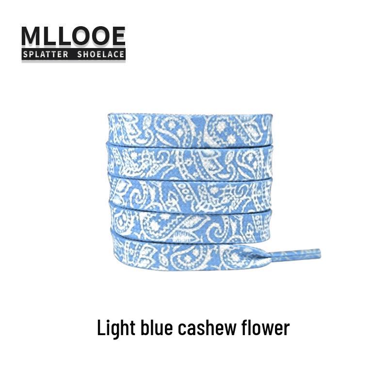 Cashew Flower Shoelaces for Air Force One AF1 & Casual White Sneakers