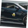 MOLUCKFU 5pcs Strong Bee Car Decoration Bee Sticker Car Clear Earphone Hook Car Sticker