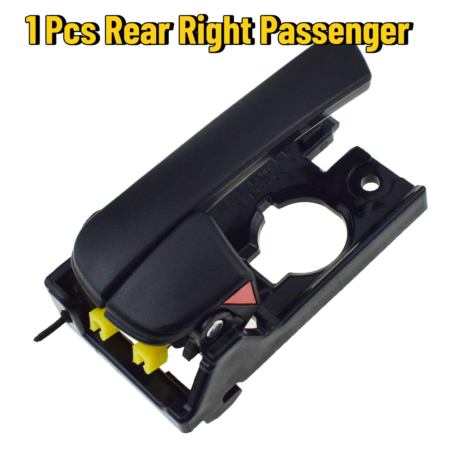 

1/2/4 Pcs ide Car Door Handle Front Rear Left Driver or Right Passenger For Kia Rio 1.6L 2006 2007 2008 2009 2010 2011 Black 1 Pcs Rear Right