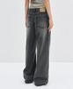 Deketeuumeon Signature Low Rise Wide Jeans Dcwpt004Gray