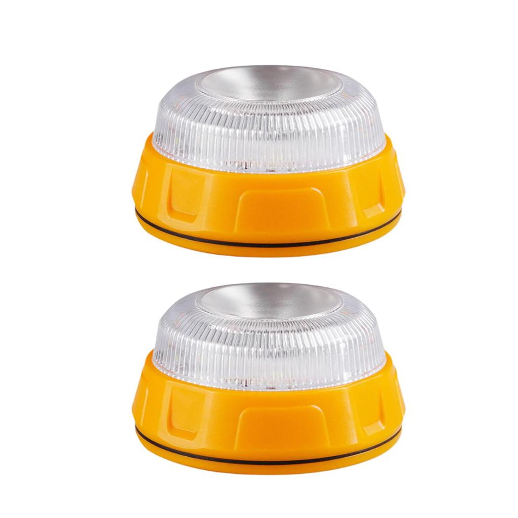 Traffic Warning Light Battery Powered Portable Emergency Lamp LED Beacon Light for Car Roadside Safety