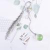 2Pcs Creative Flower Specimens Bookmark Pendant Metal Book Mark Student Stationery School Office Supply