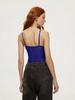 Trendy European & American Sexy Patchwork Backless Spaghetti Strap Bodysuit: High-End Body Shaping Women's Streetwear