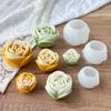 1Pieces Multi Size 3D Flower Shape Silicone Rose Mold Candle Mould Handmade Soap Mold Outdoor Tableware