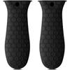 Patelai 2pcs Silicone Handle Cover for Cast Iron Skillet Kitchen Silicone Handles for Pots and Pans Non-Slip Pot Holder Sleeve for Fry Pan Griddles