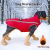 Reflektierende Hunde Weste Jacke Wasserdichte Hunde Warme Kleidung Hunde Sturmjacke Jacke Winter