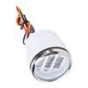 Water Temperature Oil Pressure Speed Meter 52mm Digital Backlight Display 3 In 1 Boat Marine Meter for RV Truck White Dial Silver Cover