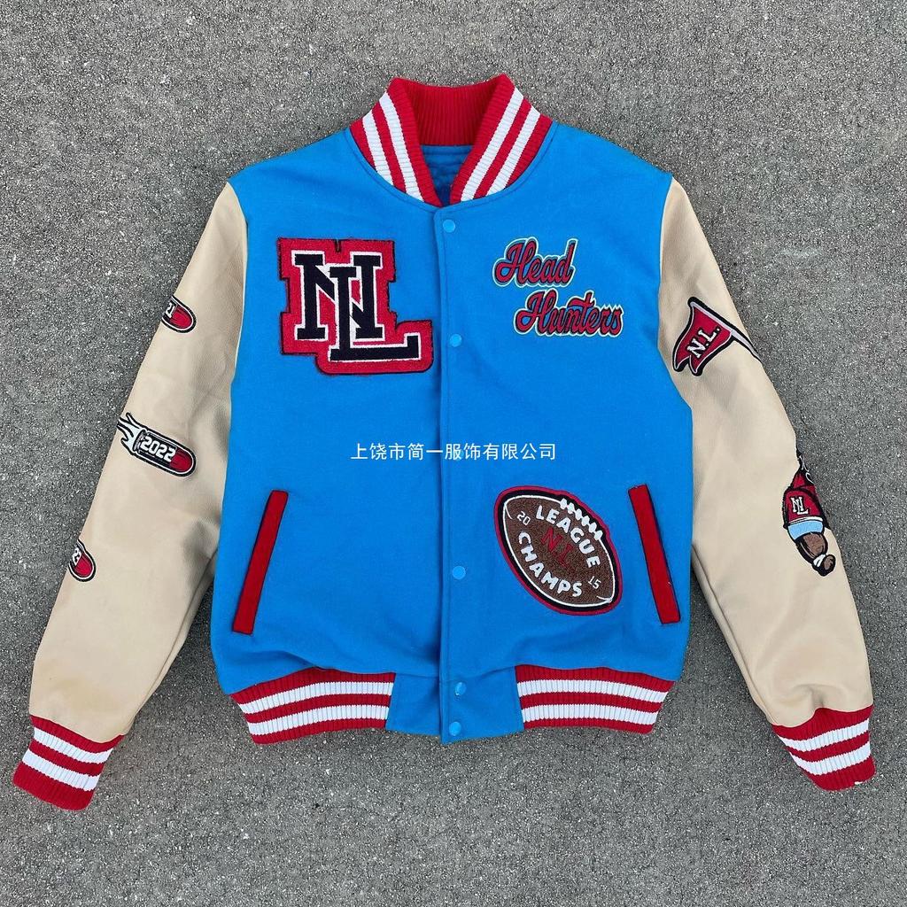 Fashion Men and Women with the Same Style Couple Spring and Autumn Jacket European and American 3D Printed Baseball Jersey