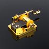 Cool 18 Notes DIY Mechanical Musical Box Golden Music Movement