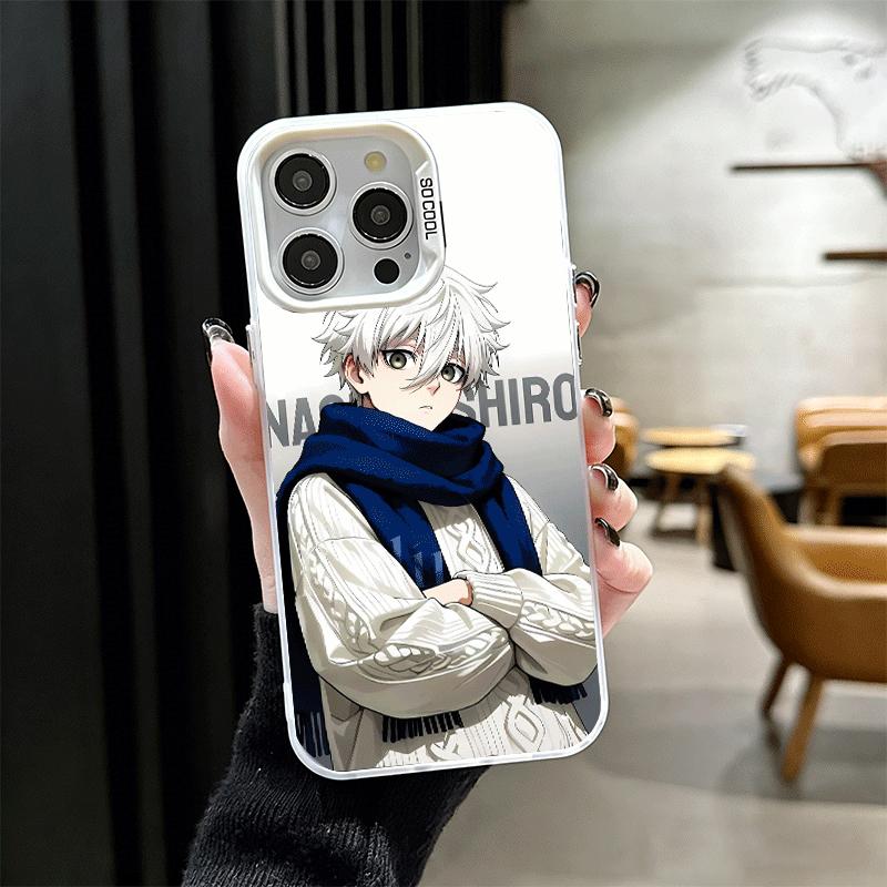 

Blue L-Lock Nagi Seishiro Shockproof Phone Case for iPhone 17 Air 16 16E 15 Pro Max 14 Plus 13 Mini 12 Back Cover Anti Fall Fund iPhone 14 Pro