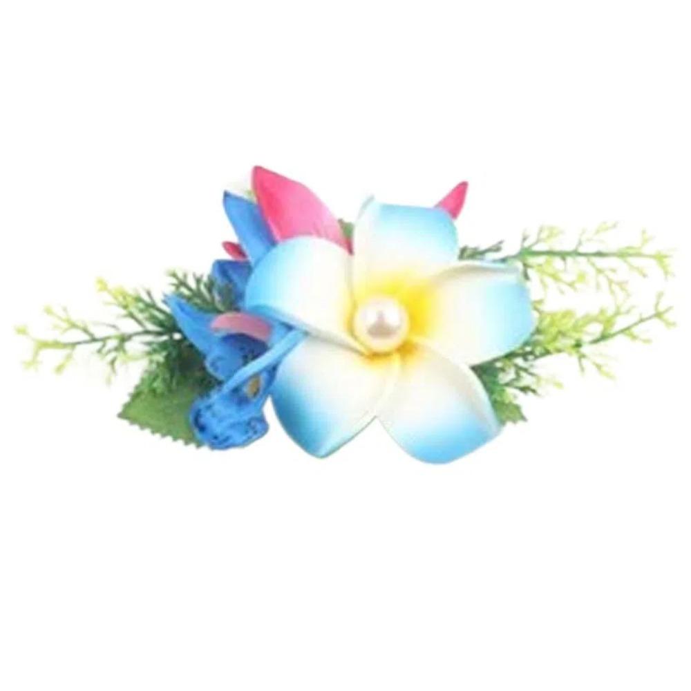 

Thai Style Frangipane Hair Clip Bohemian Style Girls Hairpin The Water-Sprinkling Festival синий