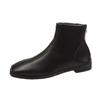 Elegant With Low Heels Ankle Boots for Women New In Autumn Booties Rock Pu Goth Designer Luxury Winter 2024 39 Woman Short Shoes