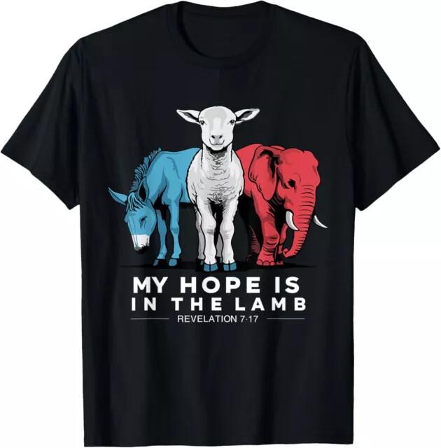 My Hope Is In The Lamb Christian GodGood Quality TShirt Size S5XL Unisex T-Shirt XL
