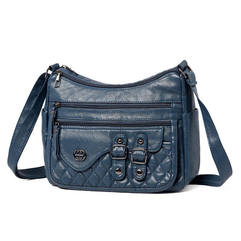 Damen neuer Trend Muttertasche lässige Hand Mode Tasche Schulter Umhängetasche kleine quadratische Tasche
